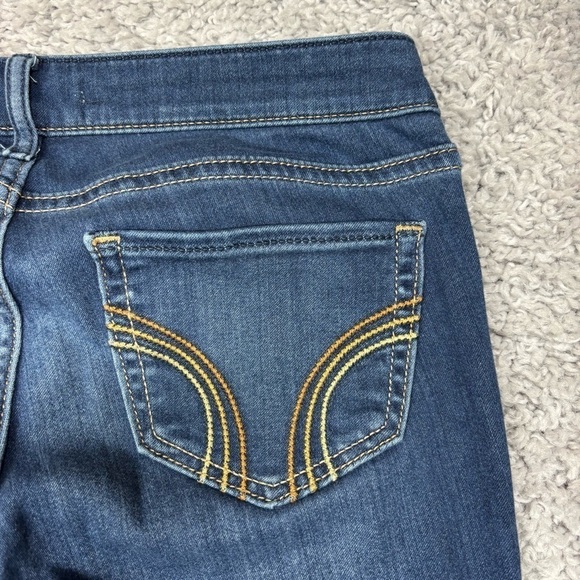 Hollister Jeans Womens 3 Skinny Dark Wash Classic Denim Casual Basic Stretch - Picture 3 of 4